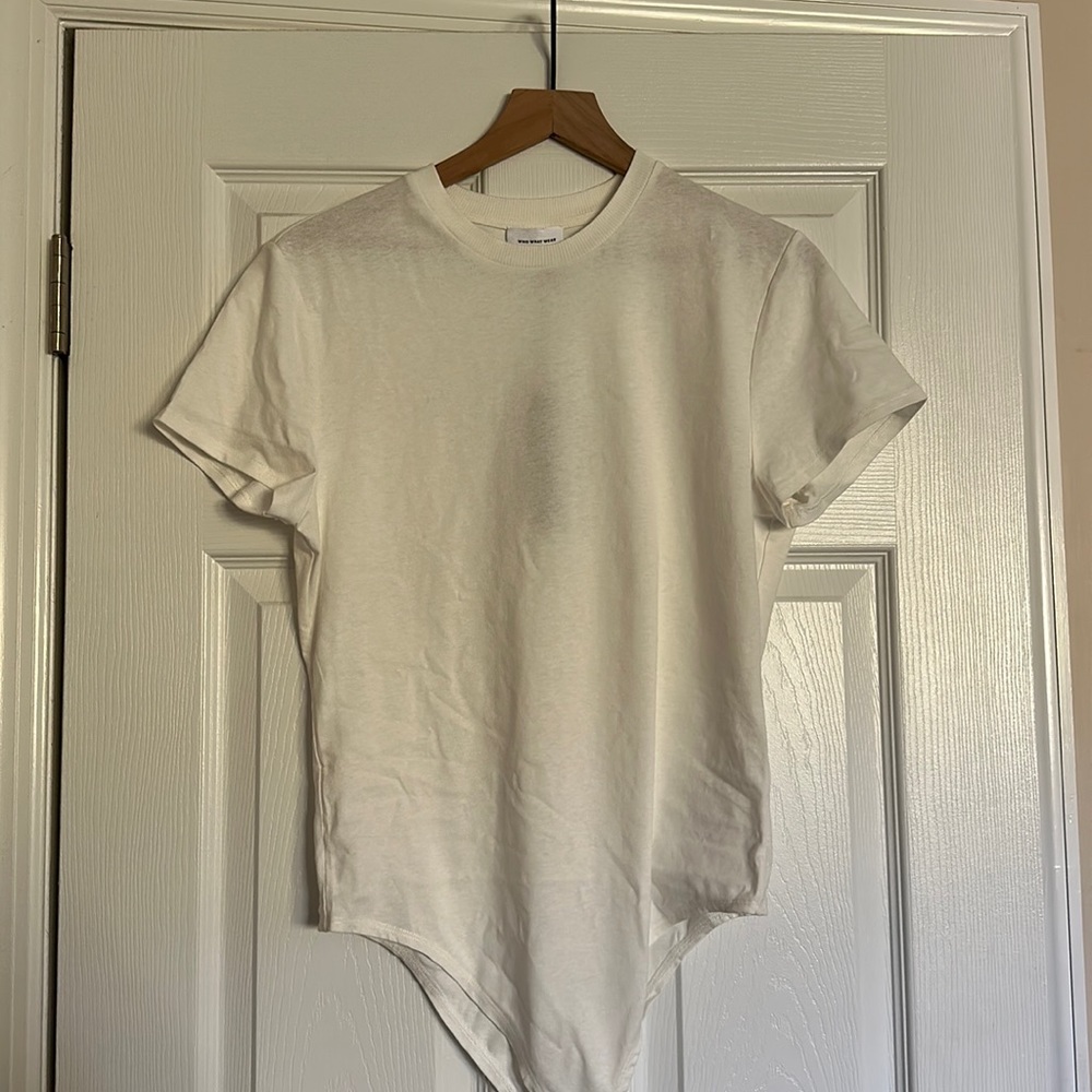 ✨ NWT ✨ Who What Wear, Erin crewneck BODYSUIT, Size XL